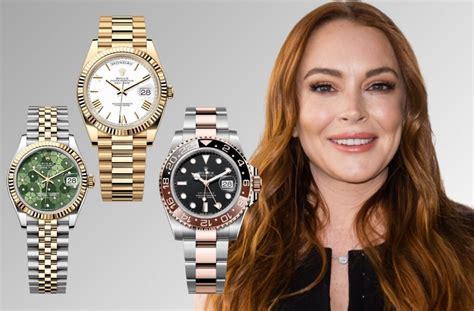 lindsay lohan rolex|Female Celebrities Wearing Rolex Watches: Stars' .